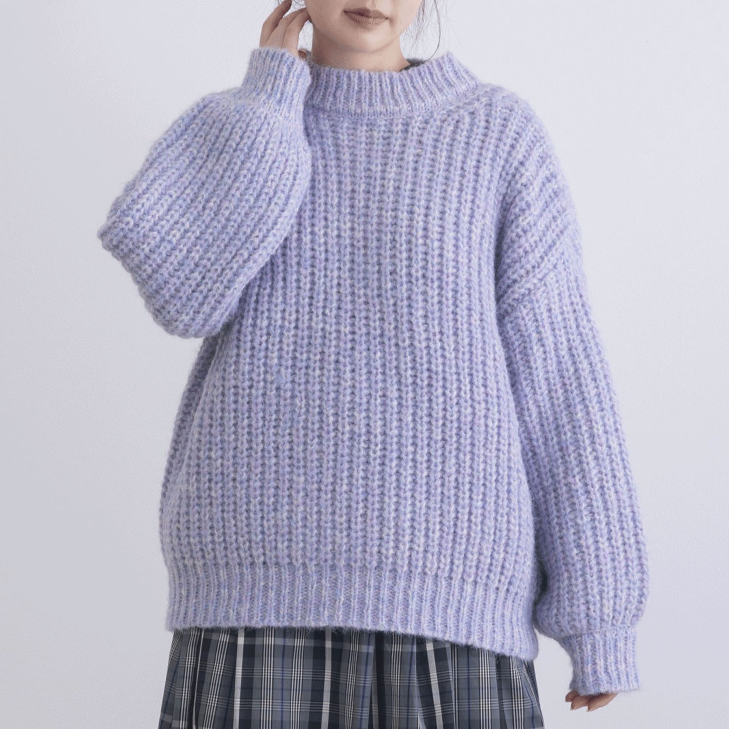 カラフルメランジニットプルオーバー - 画像19