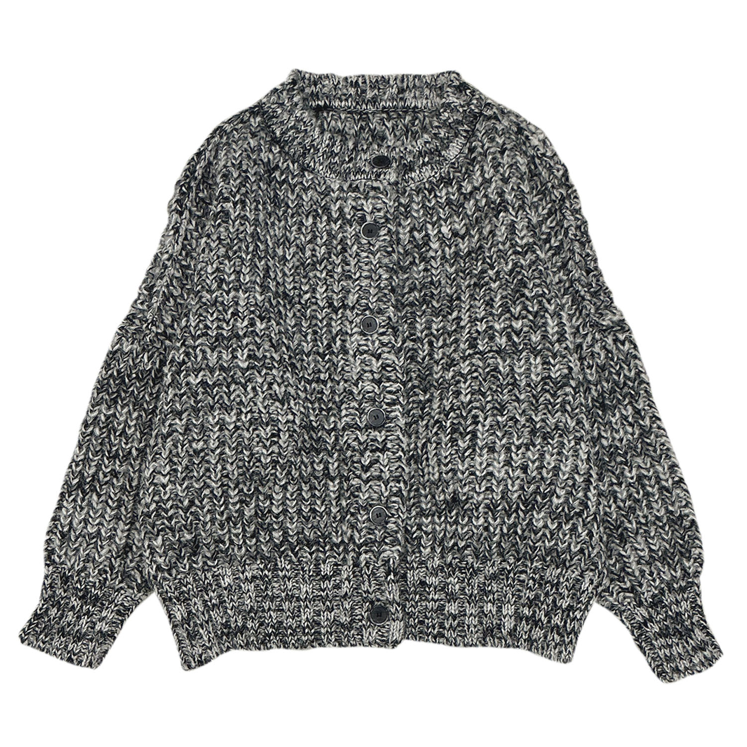 カラフルメランジニットカーディガン - 画像6