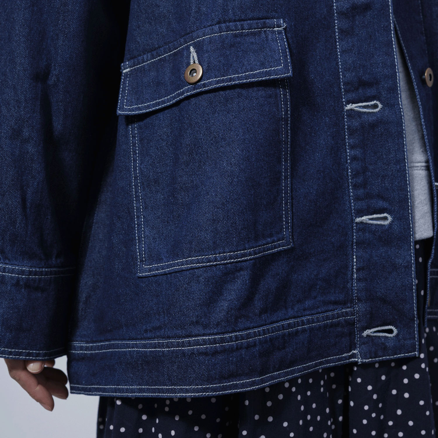 2WAYデニムジャケット - 画像14