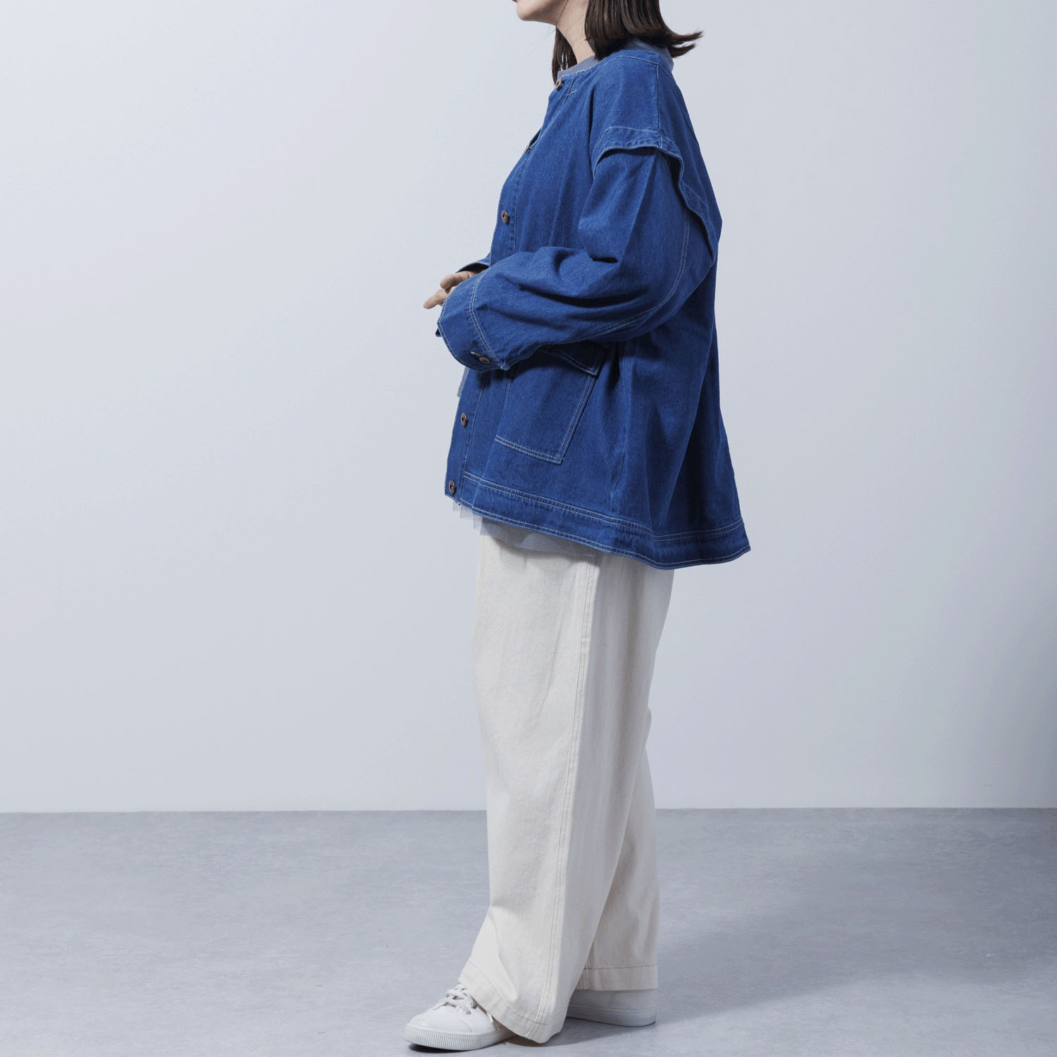 2WAYデニムジャケット - 画像3