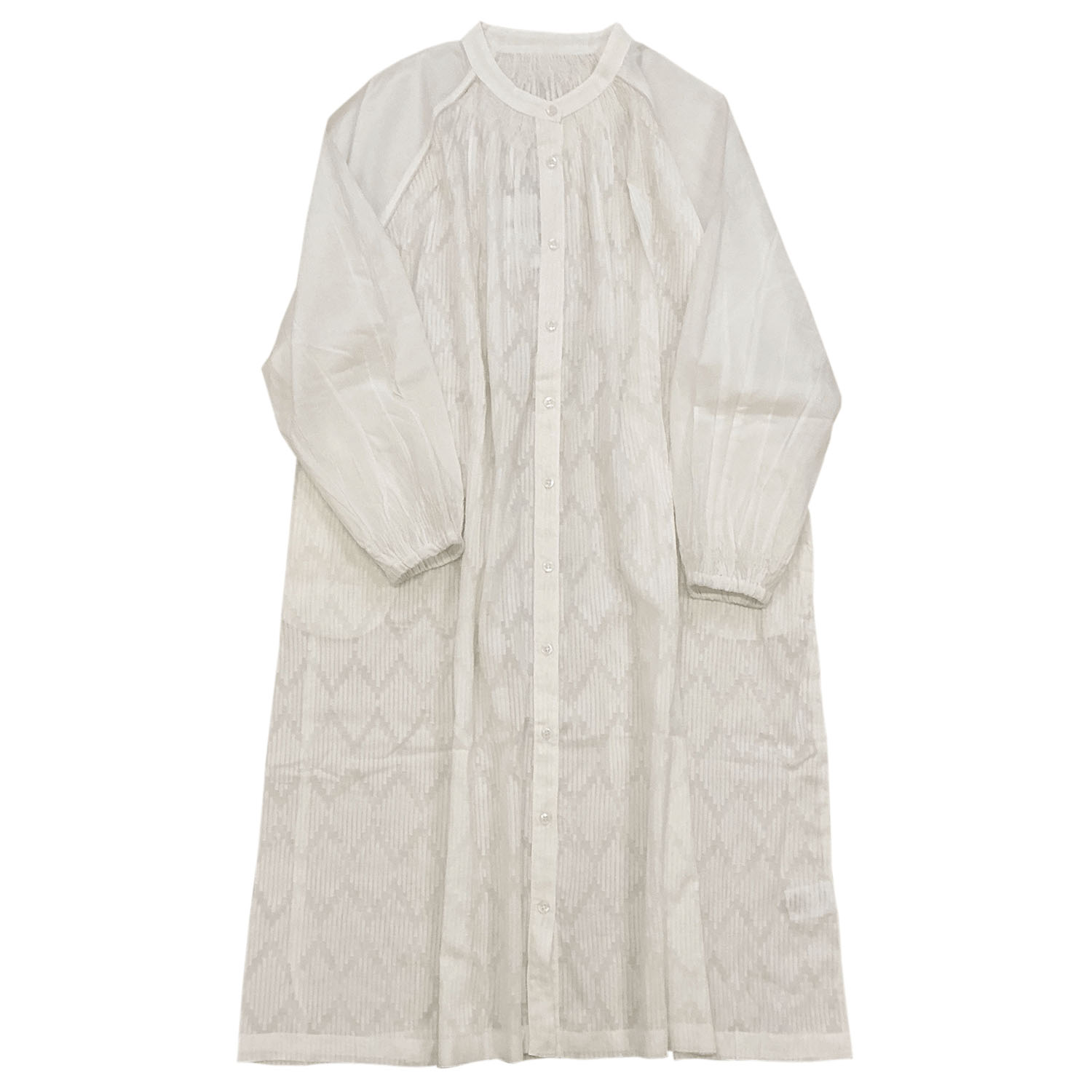 無地＆JQD前開きワンピース - 画像15