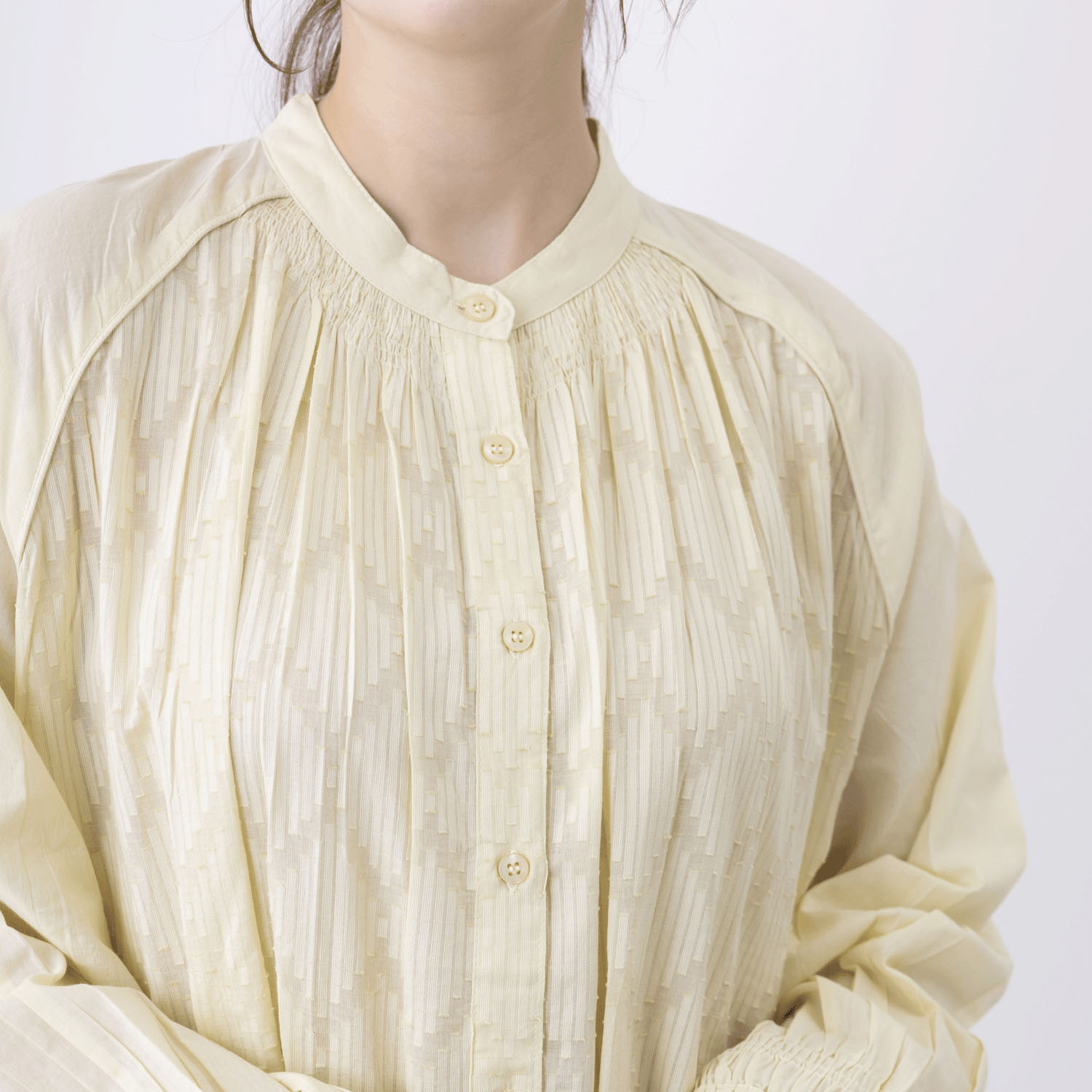 無地＆JQD前開きワンピース - 画像19