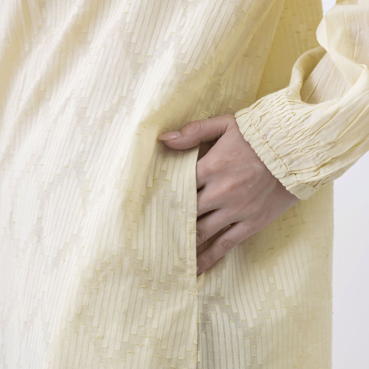 無地＆JQD前開きワンピース - 画像21