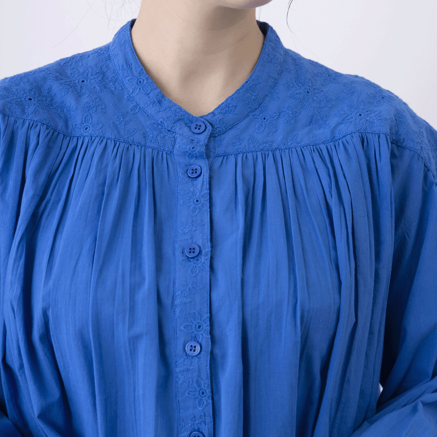 無地＆シフリー刺繍ブラウス - 画像18