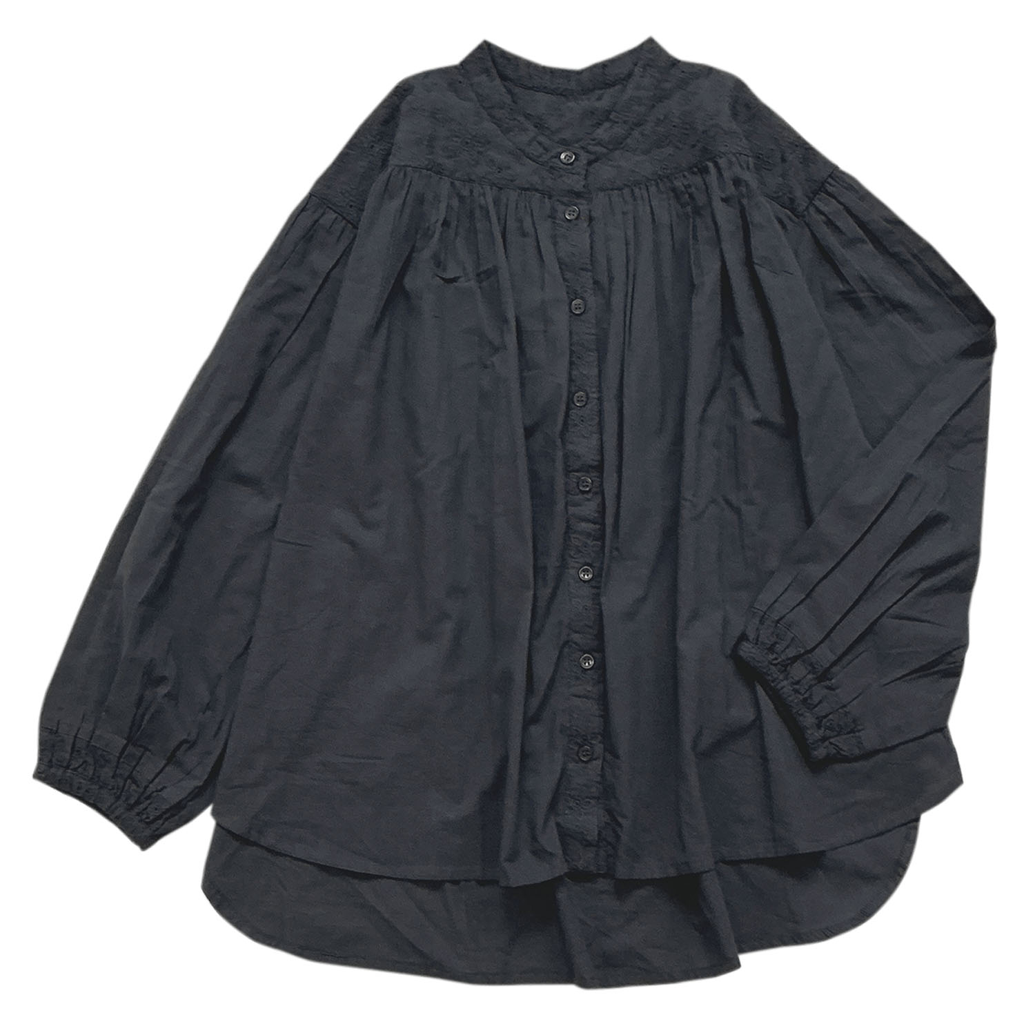 無地＆シフリー刺繍ブラウス - 画像6