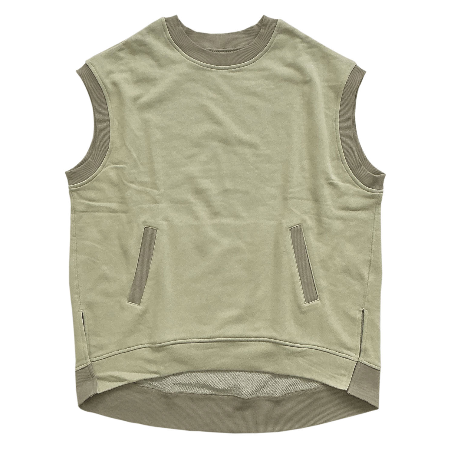 CVC裏毛ニットベスト - 画像23