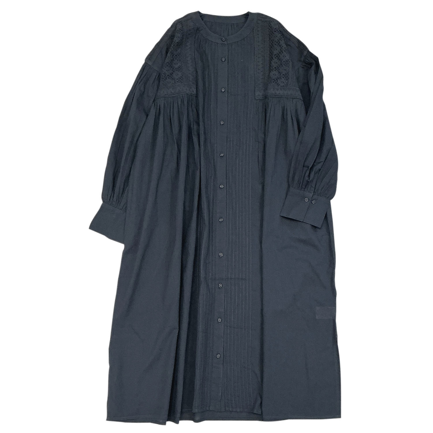 ピンタック＆レース前開きワンピ―ス - 画像6