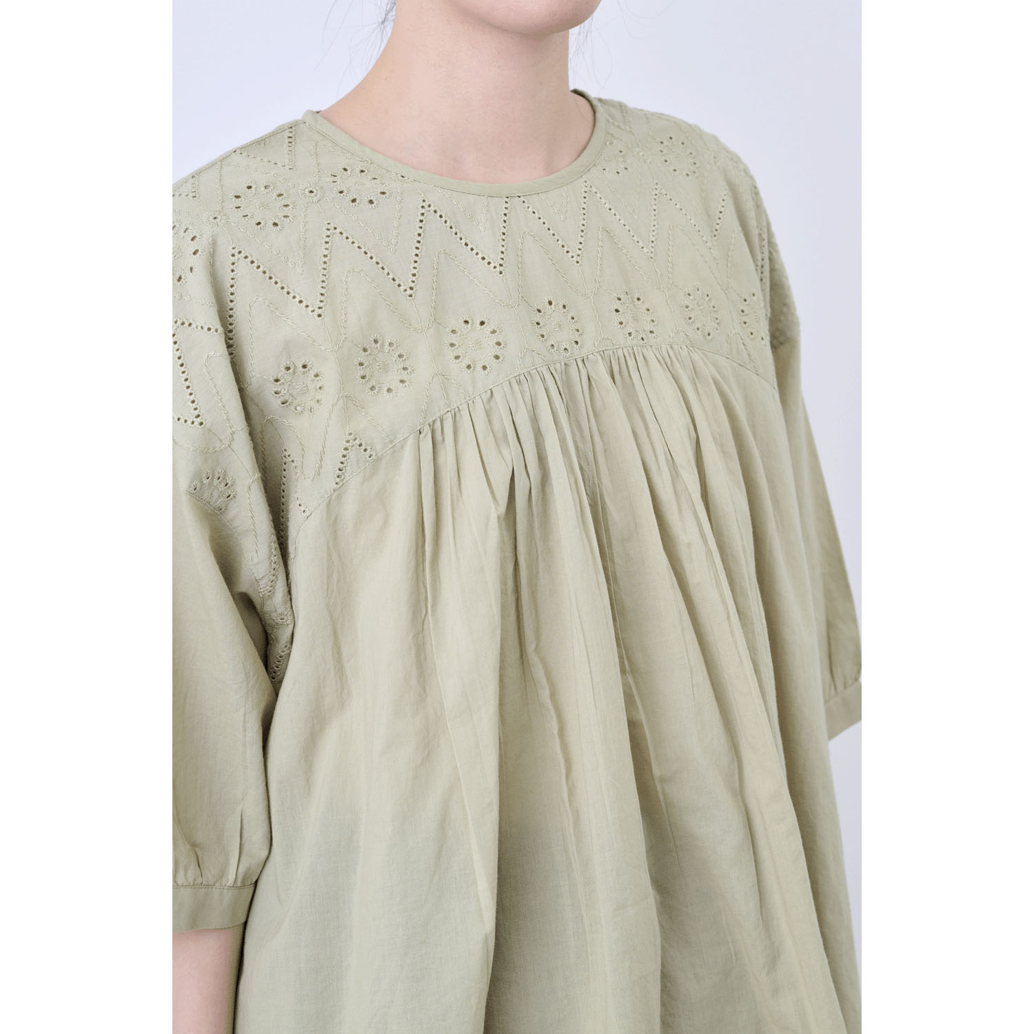 前ヨークシフリーギャザーブラウス - 画像12