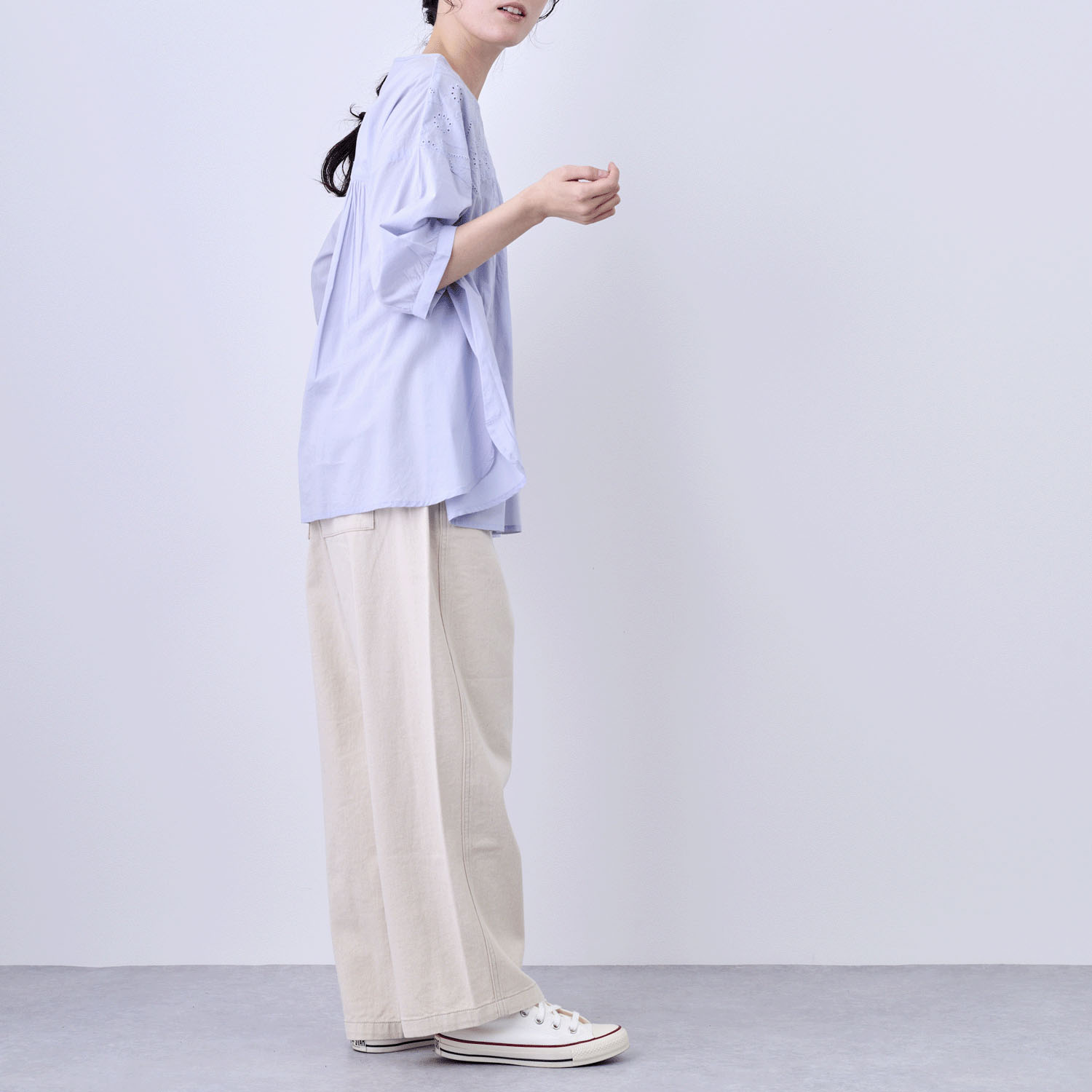 前ヨークシフリーギャザーブラウス - 画像19