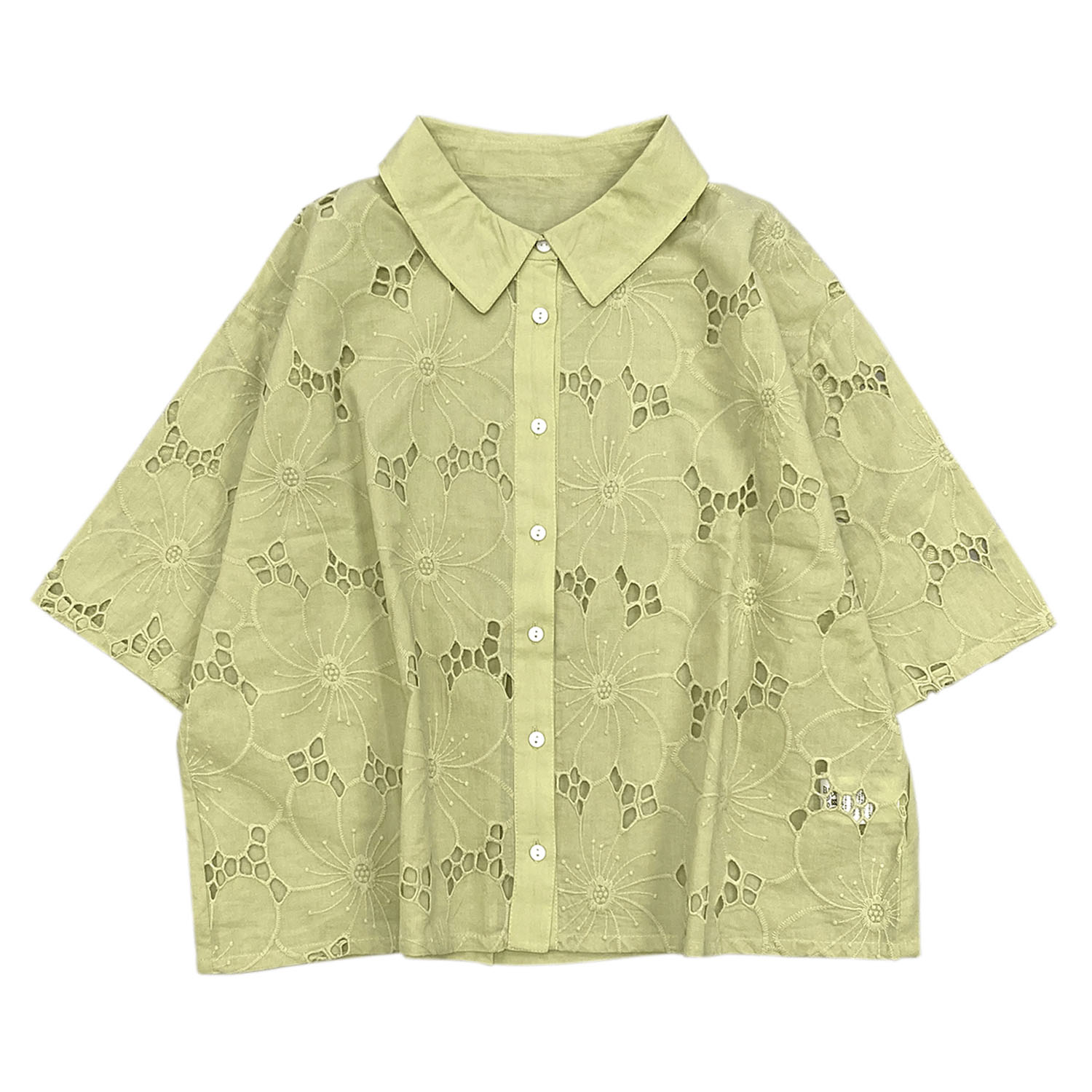 シフリー刺繍×無地シャツブラウス - 画像22