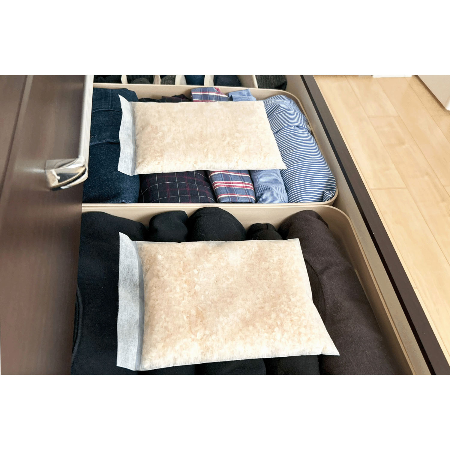 天然モミ 消臭・防虫・調湿材 不織布タイプ 2袋入り - 画像7