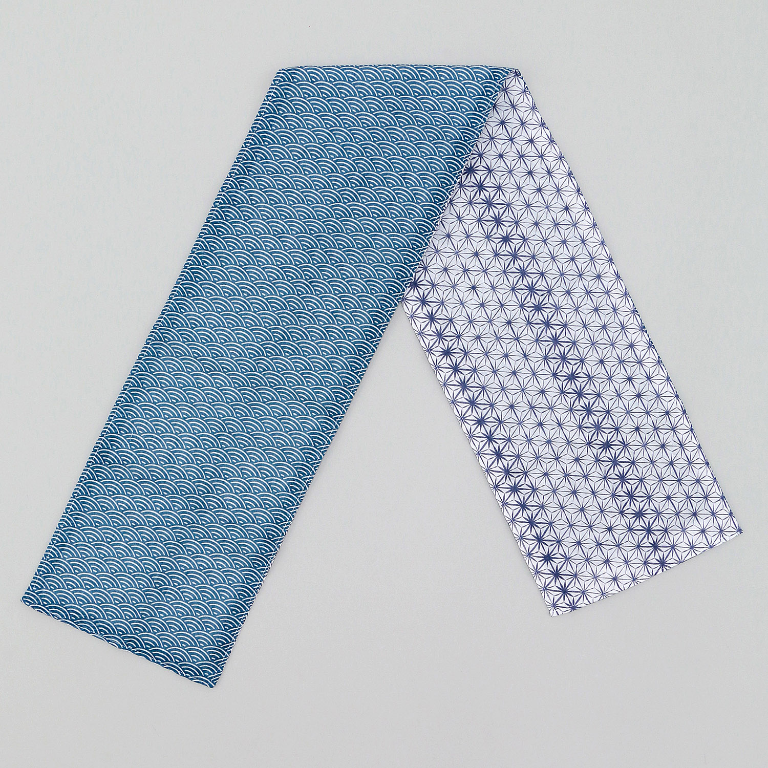 ウォーキングガーゼ UV加工  青海波 - 画像3