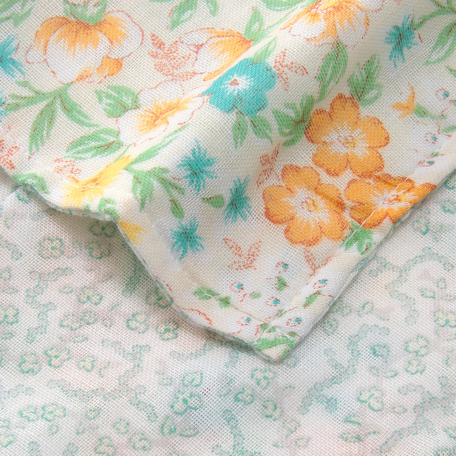 ウォーキングガーゼ UV加工 小花 - 画像4