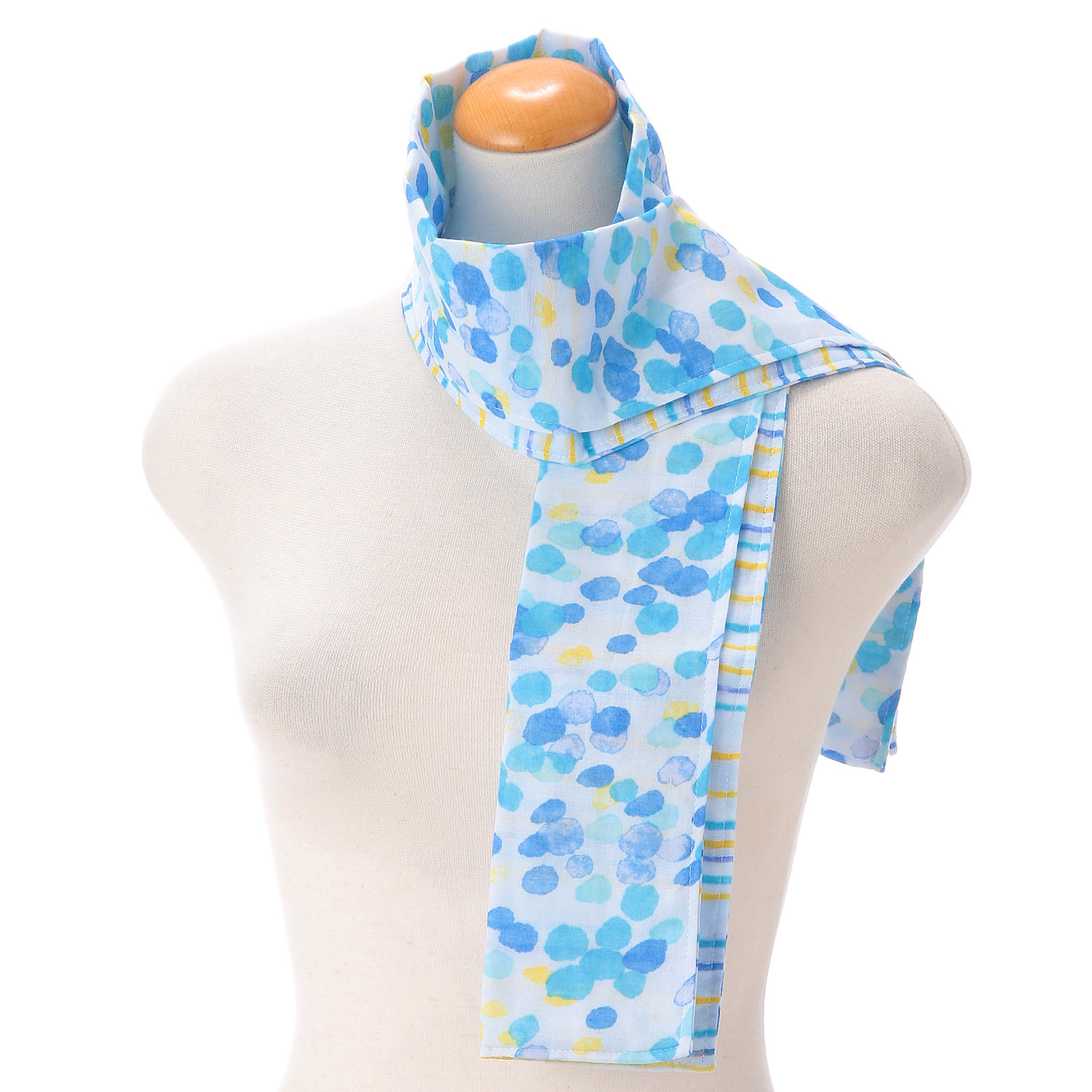 ウォーキングガーゼ UV加工 水玉 - 画像4