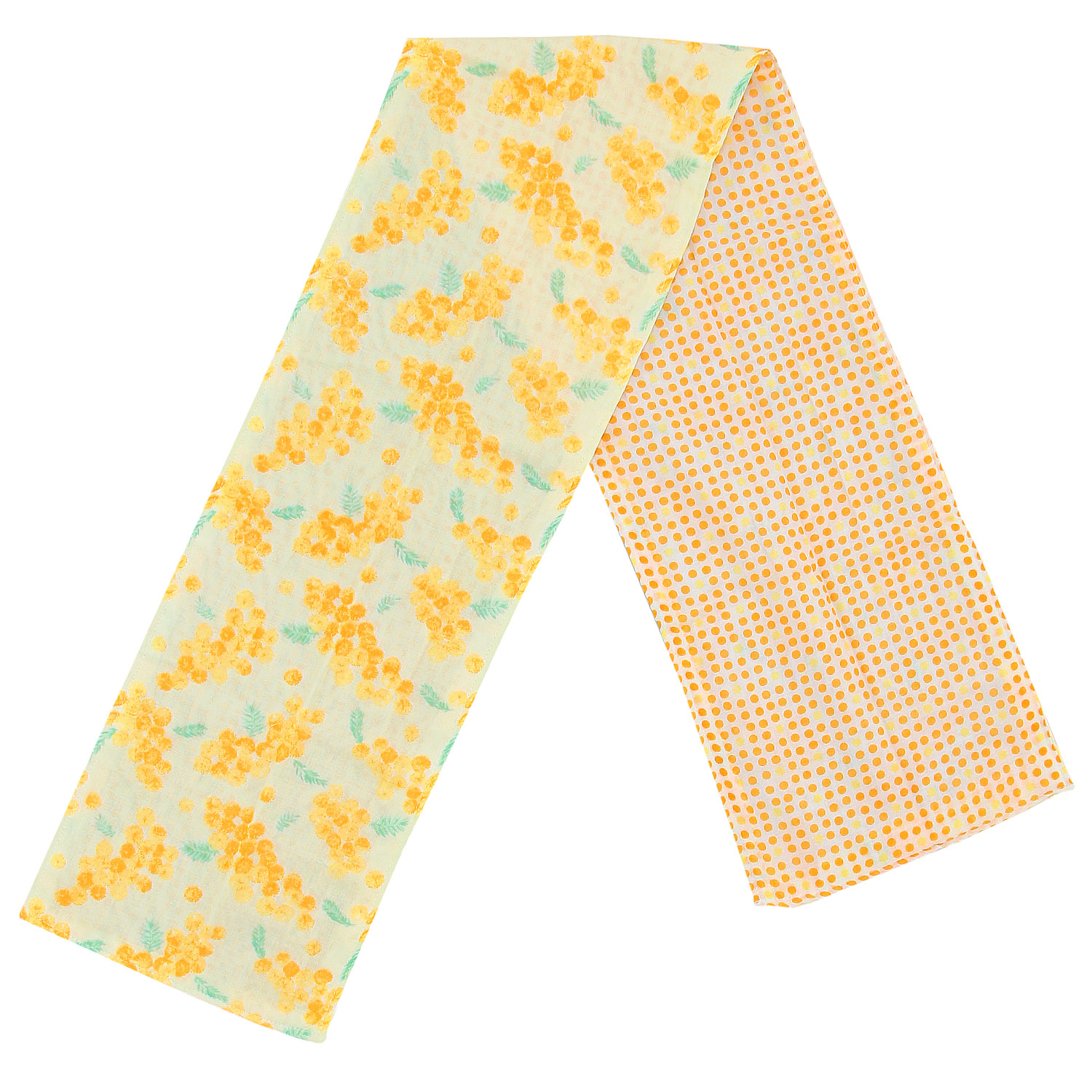 ウォーキングガーゼ UV加工 ミモザ - 画像3