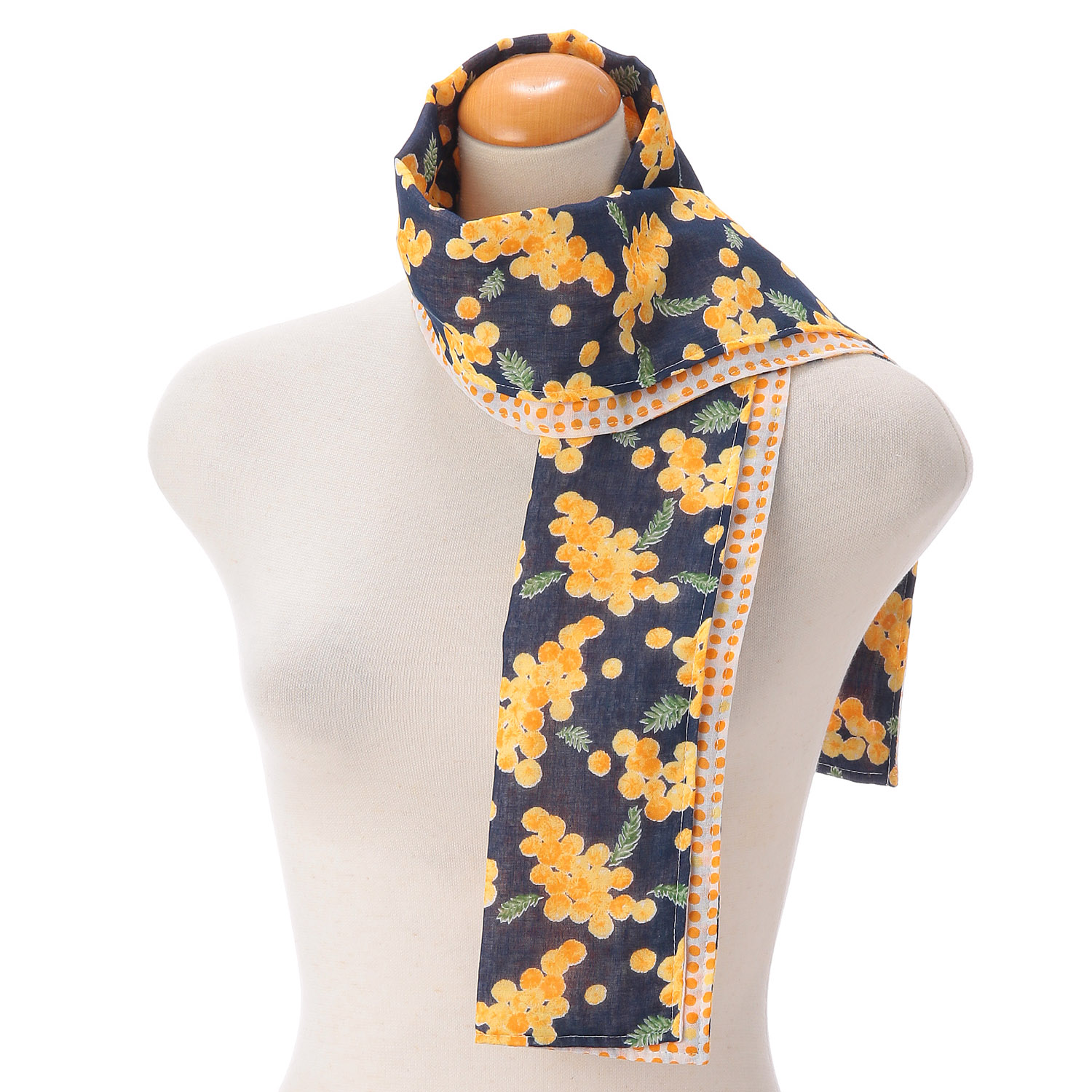 ウォーキングガーゼ UV加工 ミモザ - 画像5