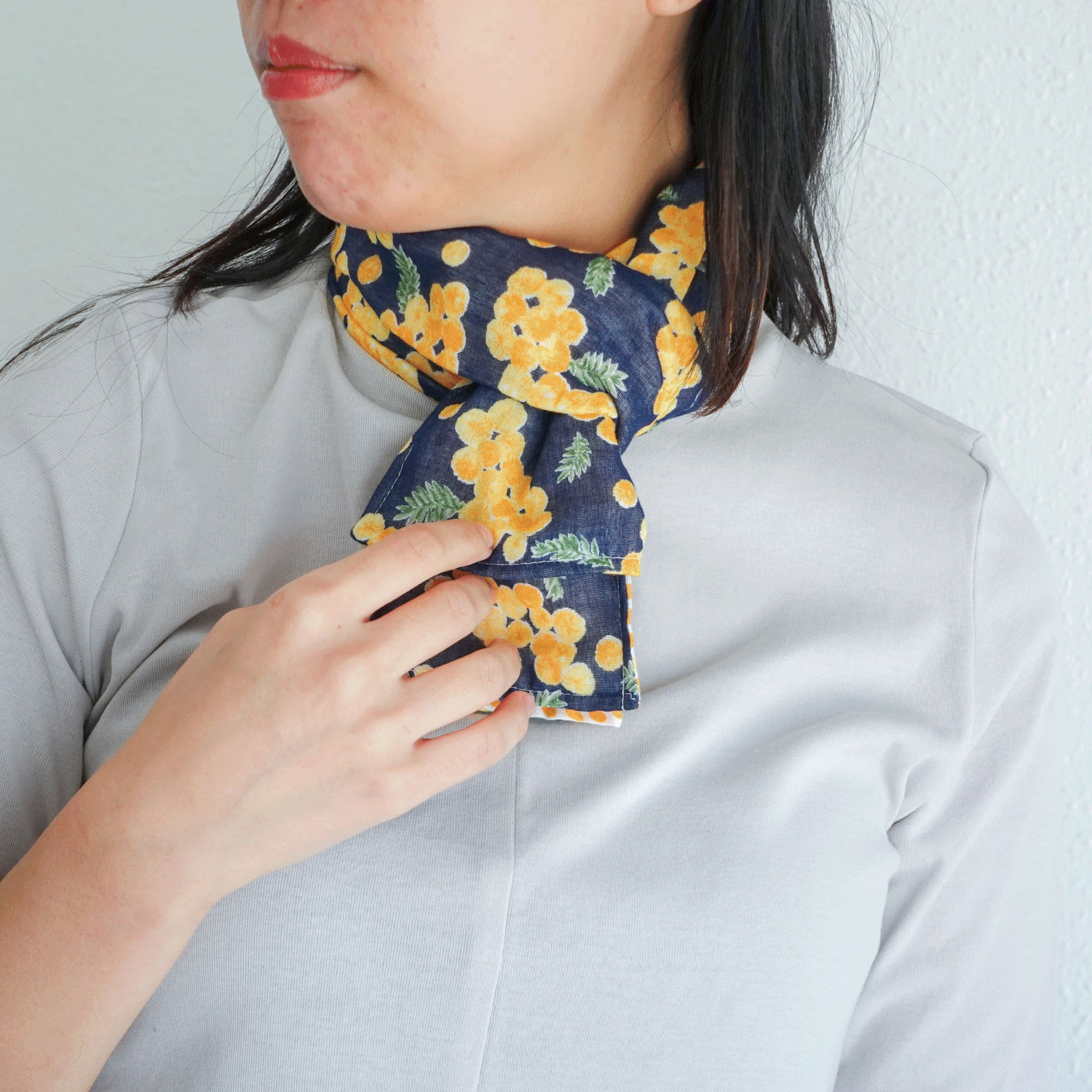 ウォーキングガーゼ UV加工 ミモザ - 画像8