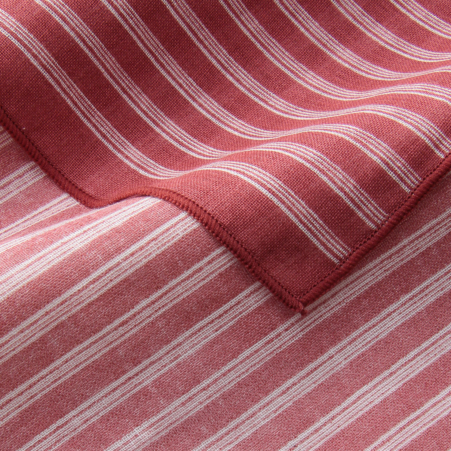 コットン ストライプハンカチwithギフトBOX - 画像4