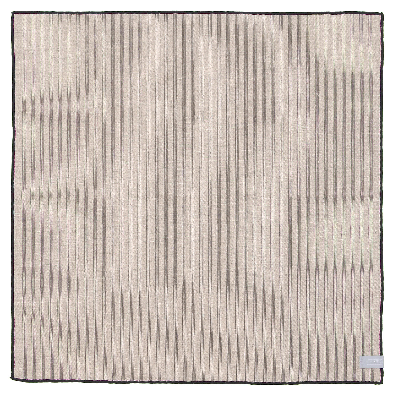 リネンピンストライプハンカチwithギフトBOX - 画像2