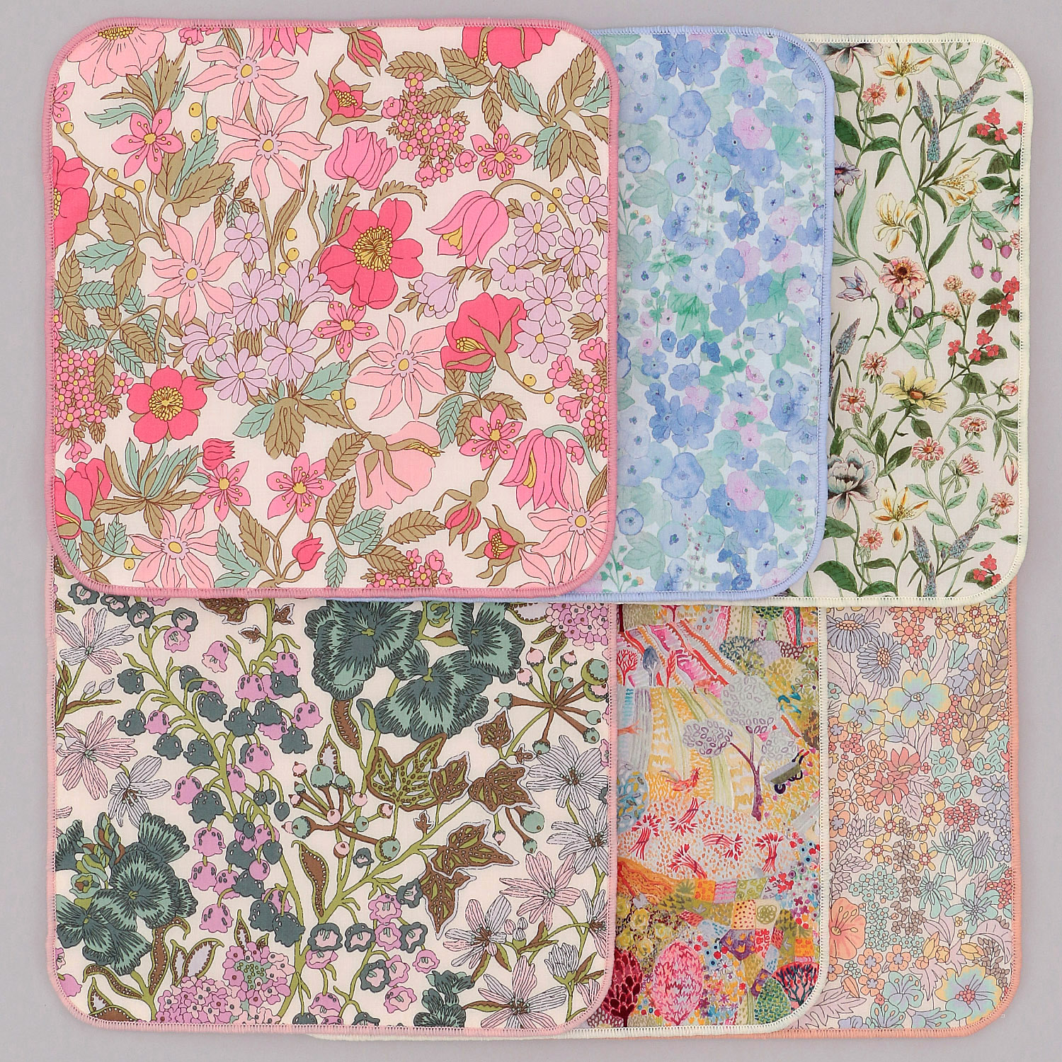 インターモード ユージング リバティ アート ファブリックス 婦人婦人タオルハンカチ - 画像1