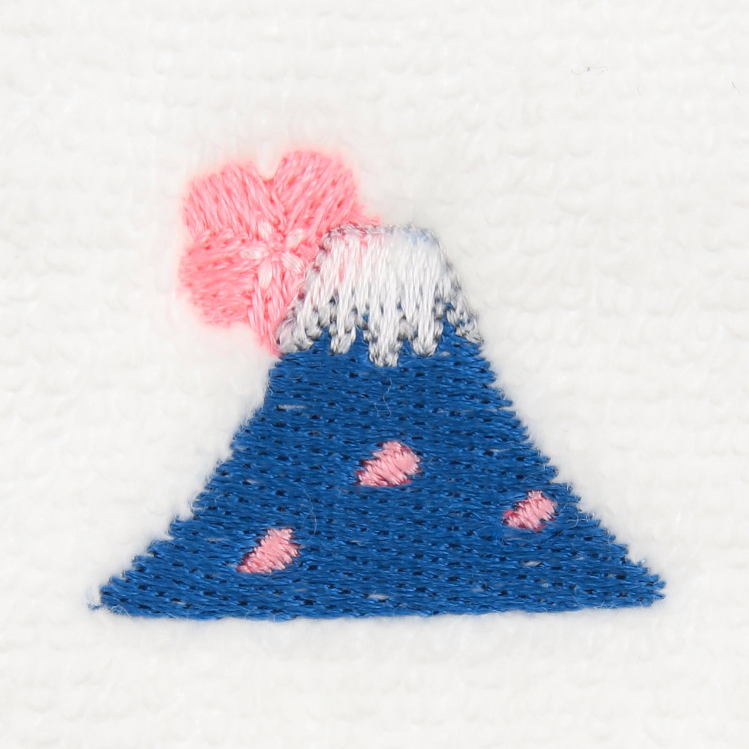 【01：在庫限り】両面無撚糸ハンカチ さくらのかぜ - 画像3