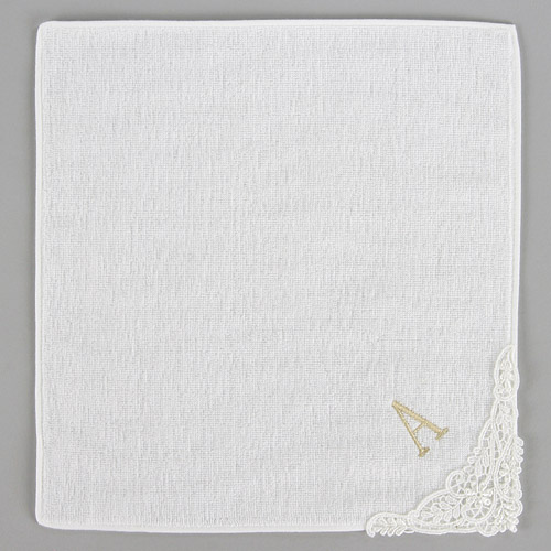 婦人 今治イニシャルタオルハンカチ - 画像2