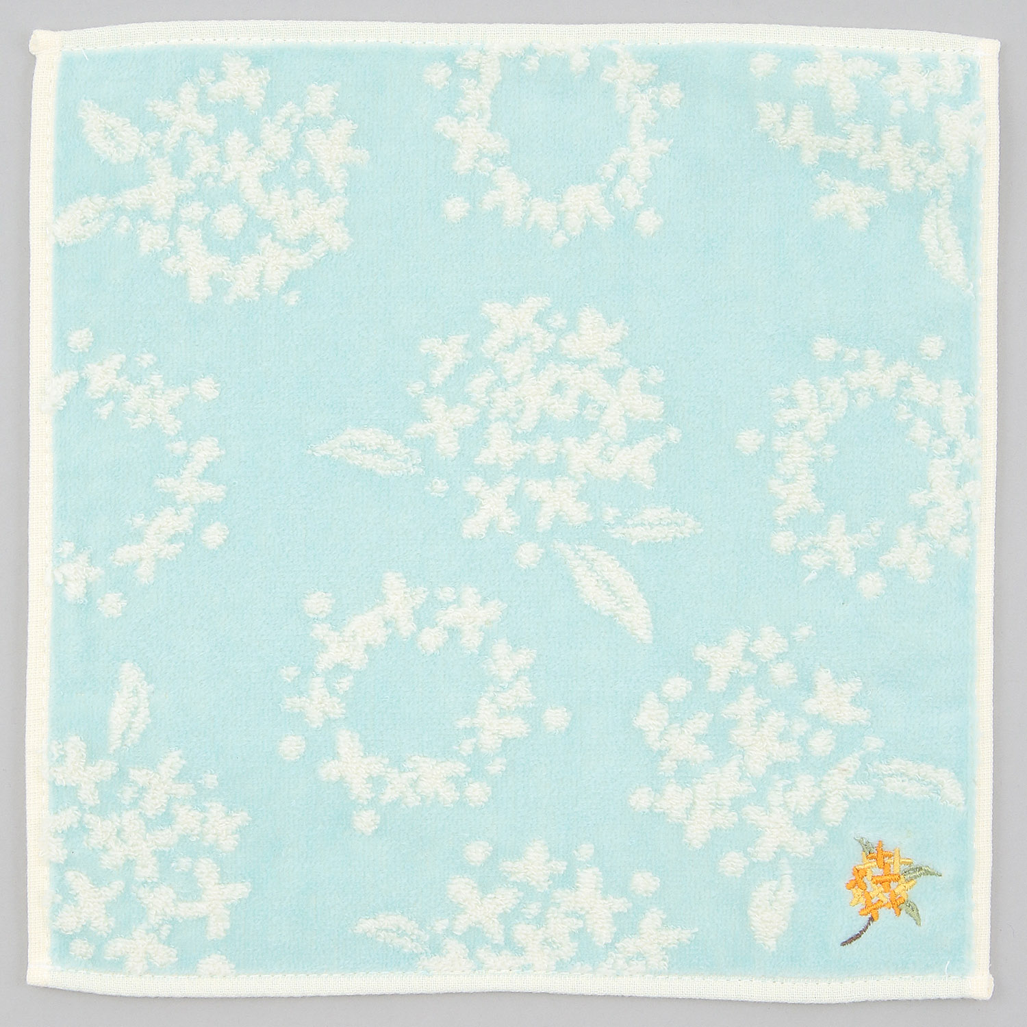 無撚糸ミニタオルハンカチ 金木犀 - 画像5