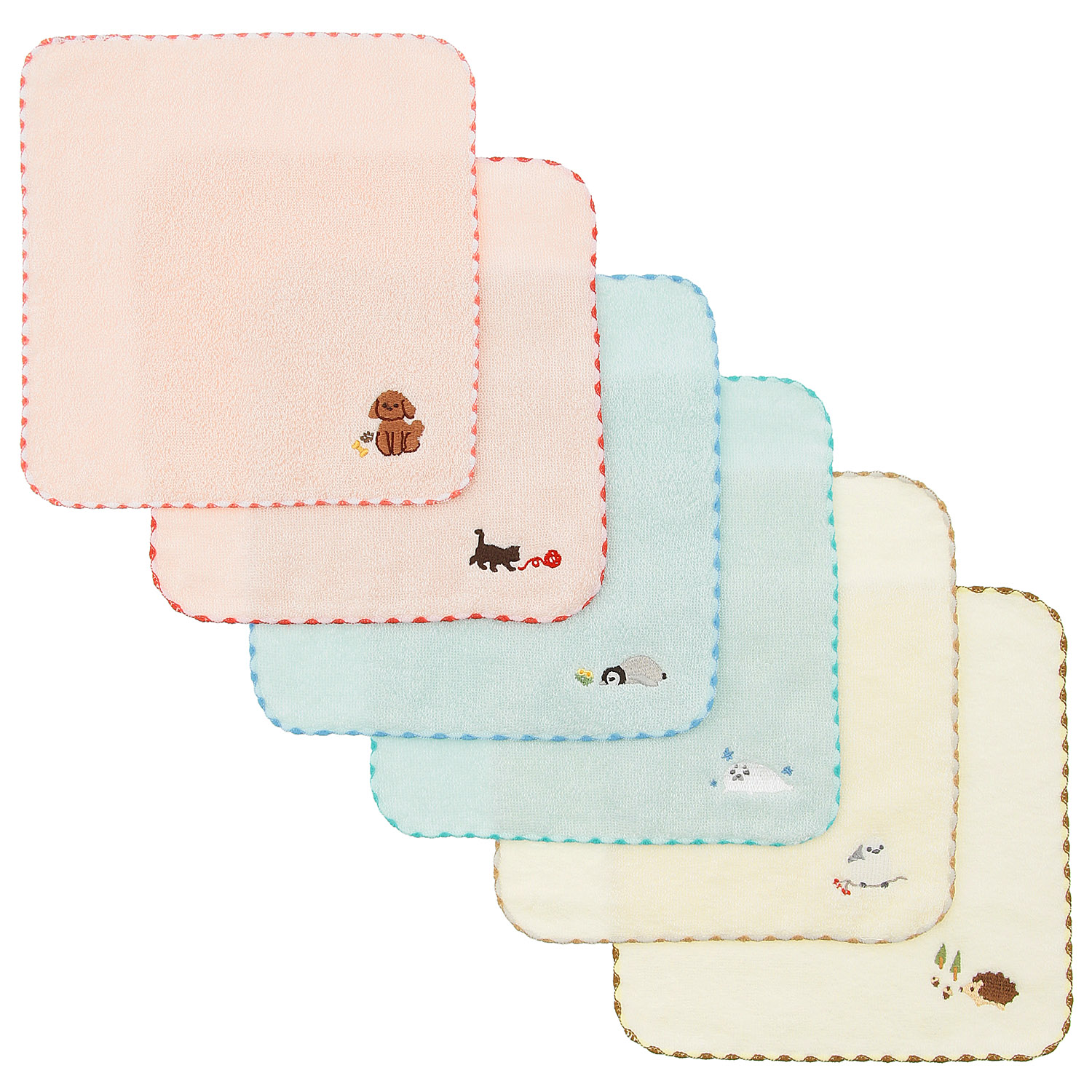 刺繍ミニタオルハンカチ