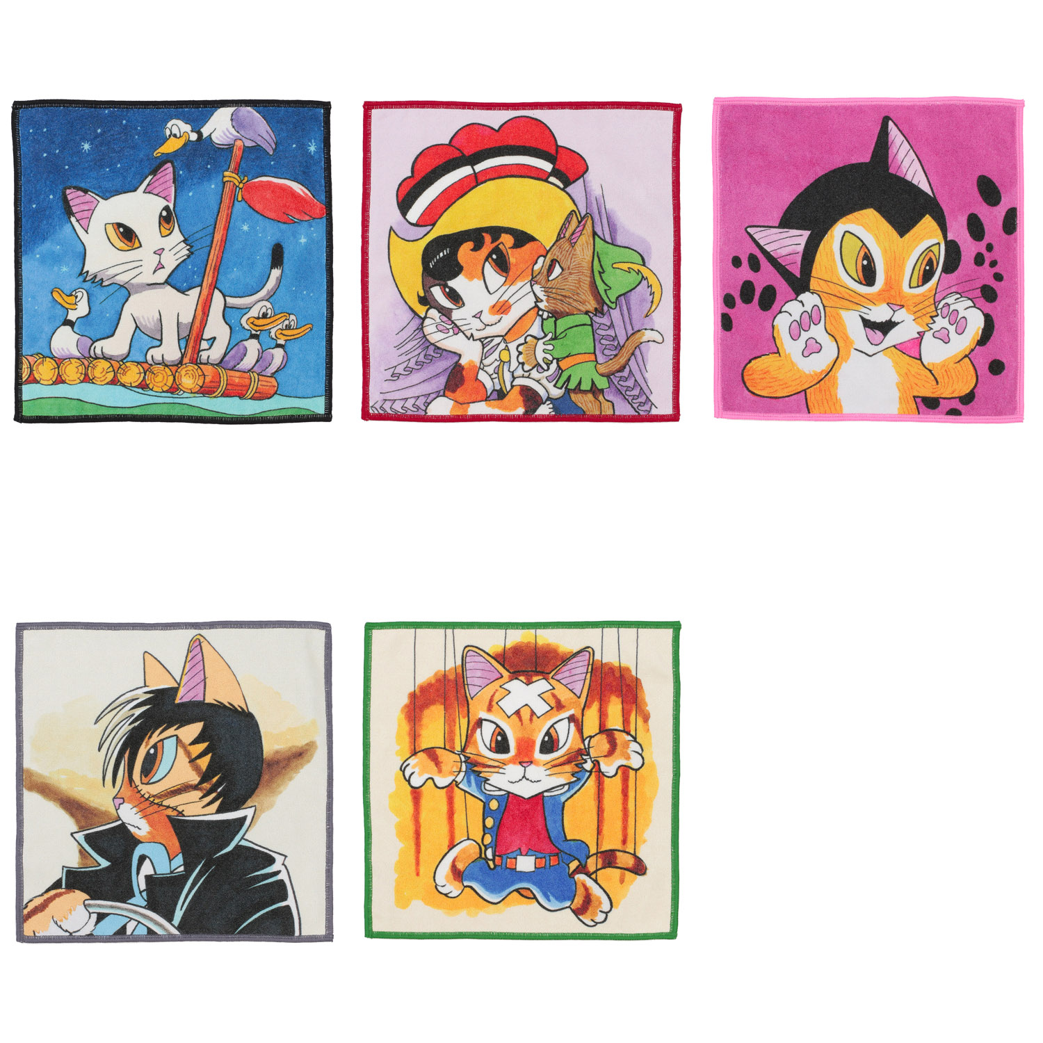 手塚治虫キャラクターズ×MEOWSEUM by CATART ハンカチ （スマホ拭き）