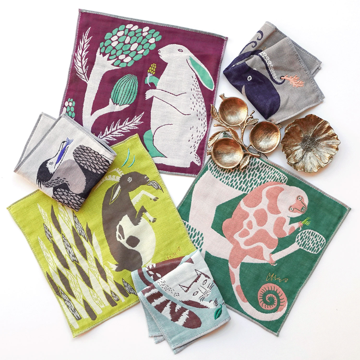 morita MiW 3重ガーゼハンカチ - 画像1