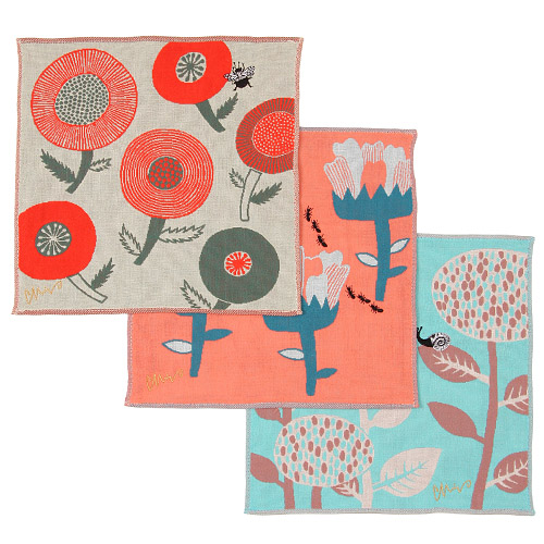 moritaMiW 3重ガーゼハンカチ