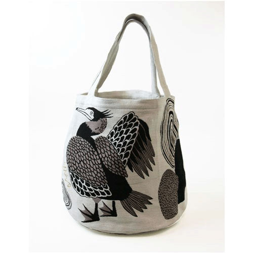 moritaMiW トートバッグ 川ほとりのニンマリのウたち - 画像3