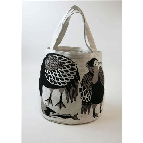 moritaMiW トートバッグ 川ほとりのニンマリのウたち - 画像4