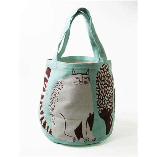 moritaMiW トートバッグ 公園の大きな樹のネコたち - 画像4