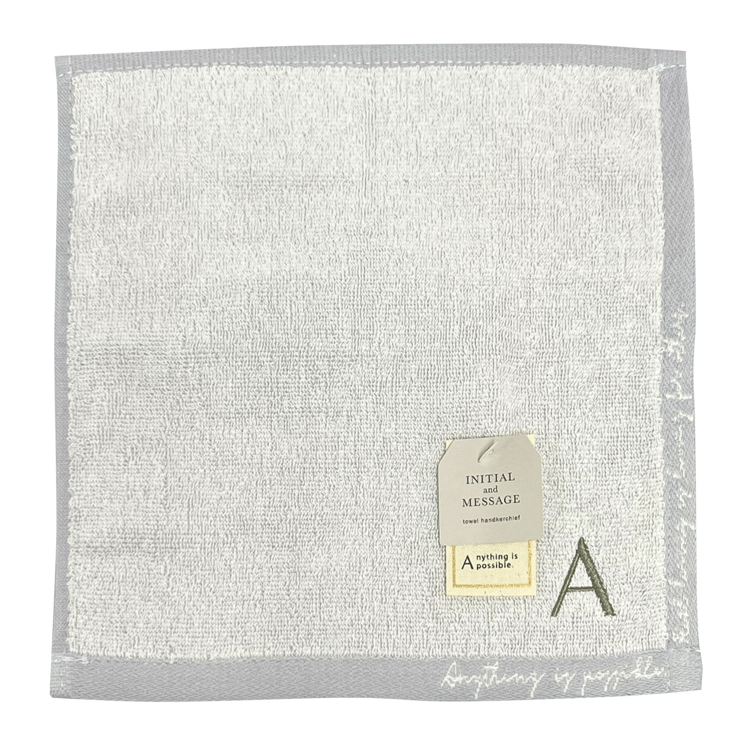 イニシャルタオルハンカチ - 画像2
