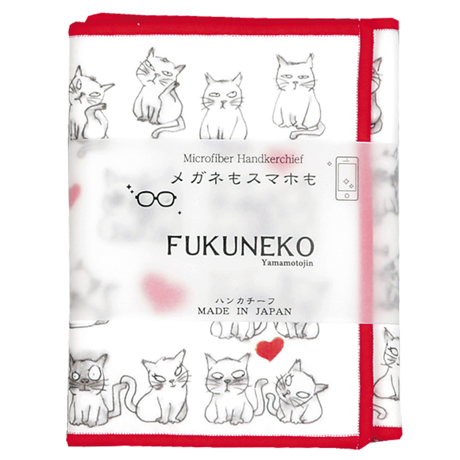 【在庫限り終了】福ふく布 メガネもスマホもふけるハンカチ - 画像8