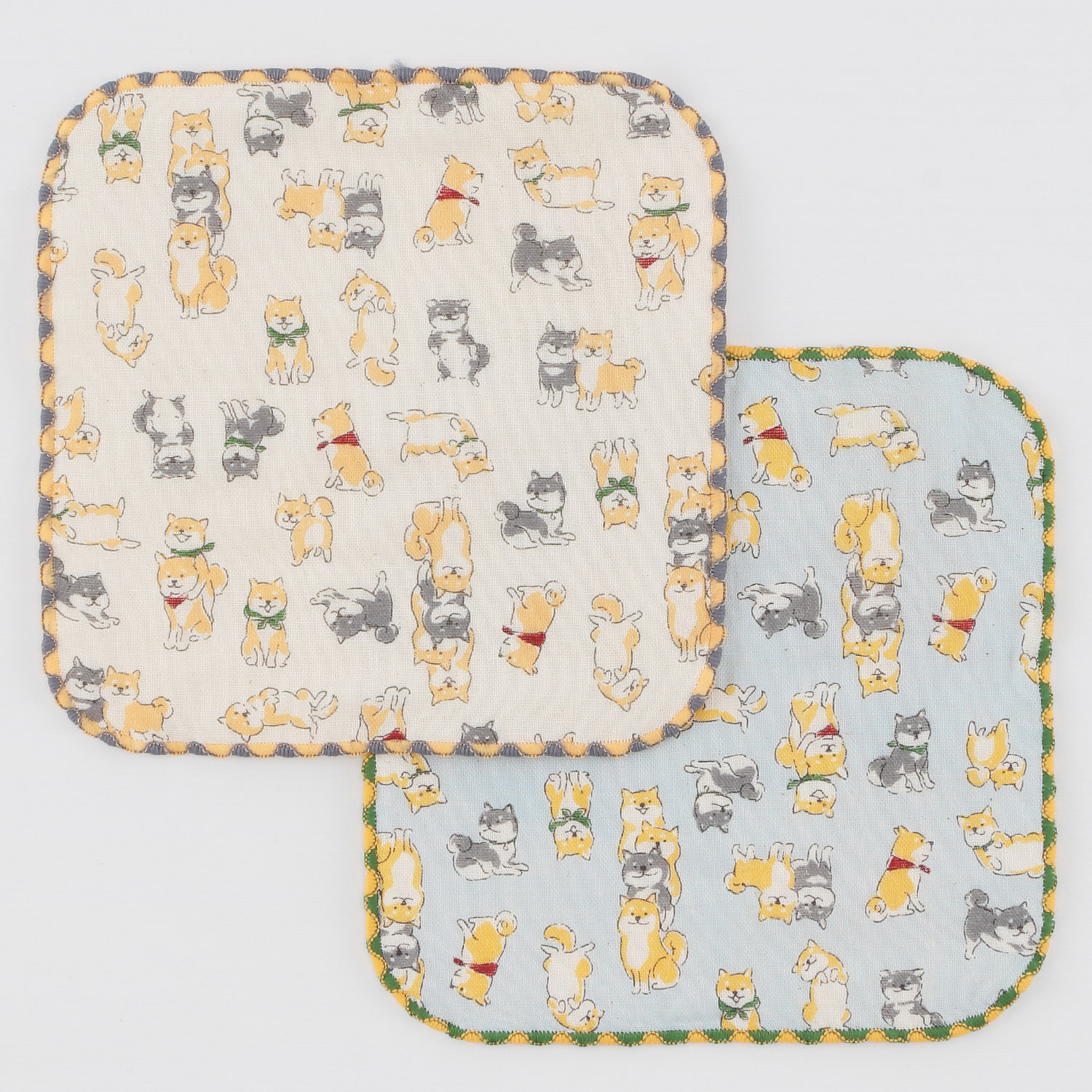 COCOWALK ミニハンカチ 柴いぬ - 画像1