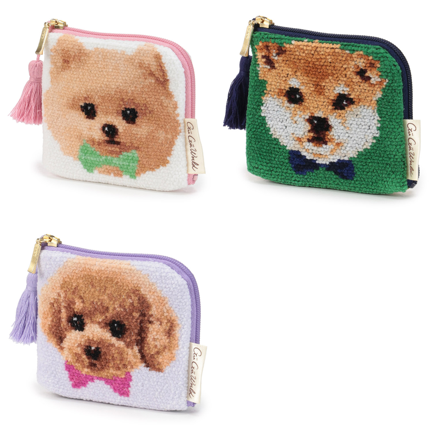 GUGUWorld 婦人シェニール織 ミニポーチ