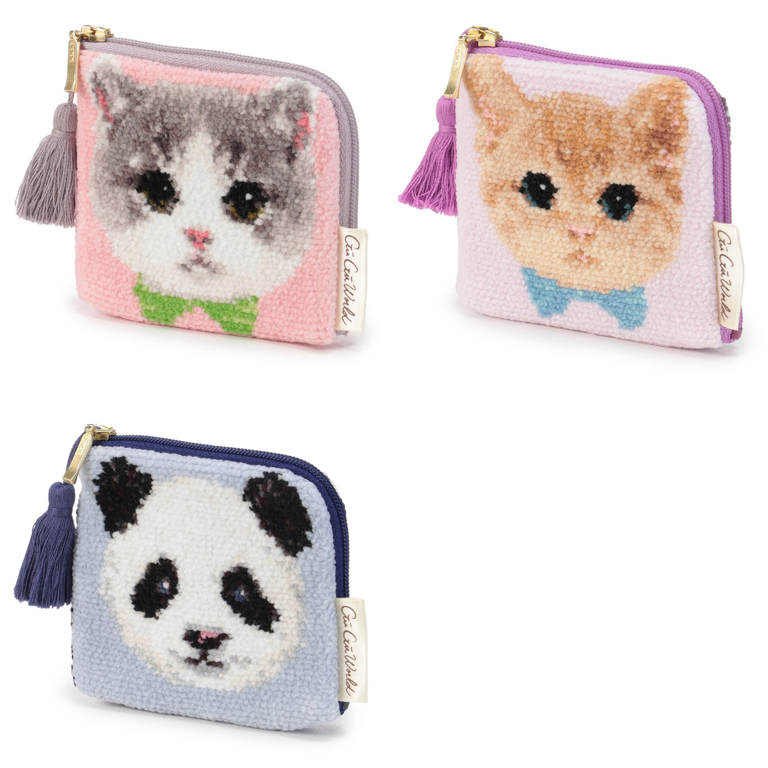 GUGUWorld 婦人シェニール織 ミニポーチ