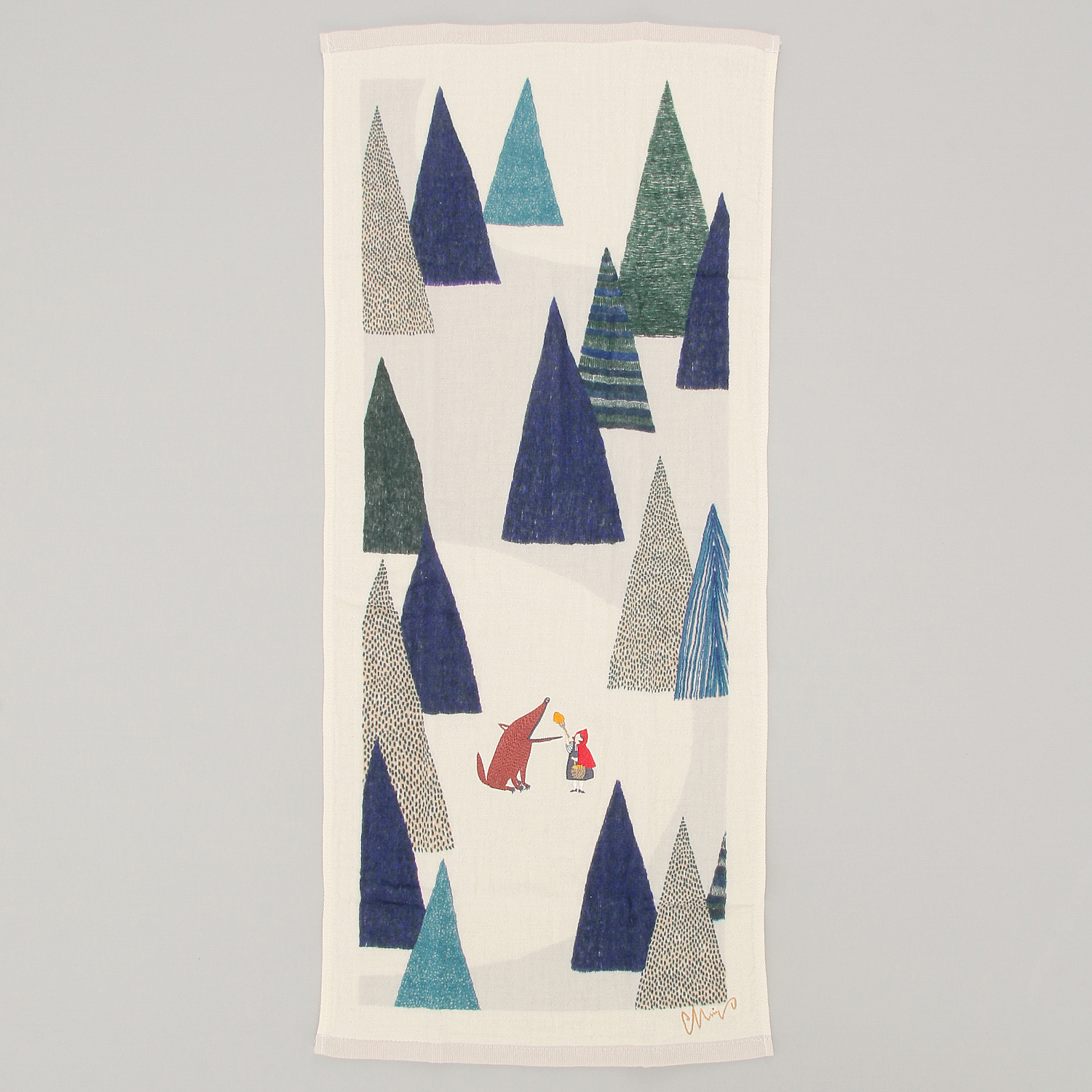 morita MiW フェイスタオル オオカミと赤ずきんの話