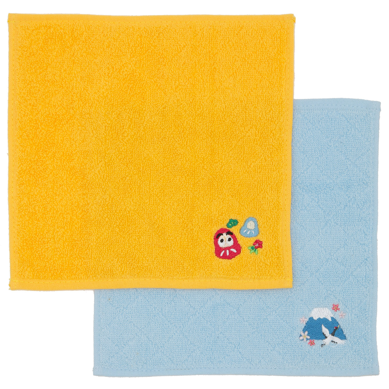 【在庫限り】JAPAN刺繍 タオルハンカチ