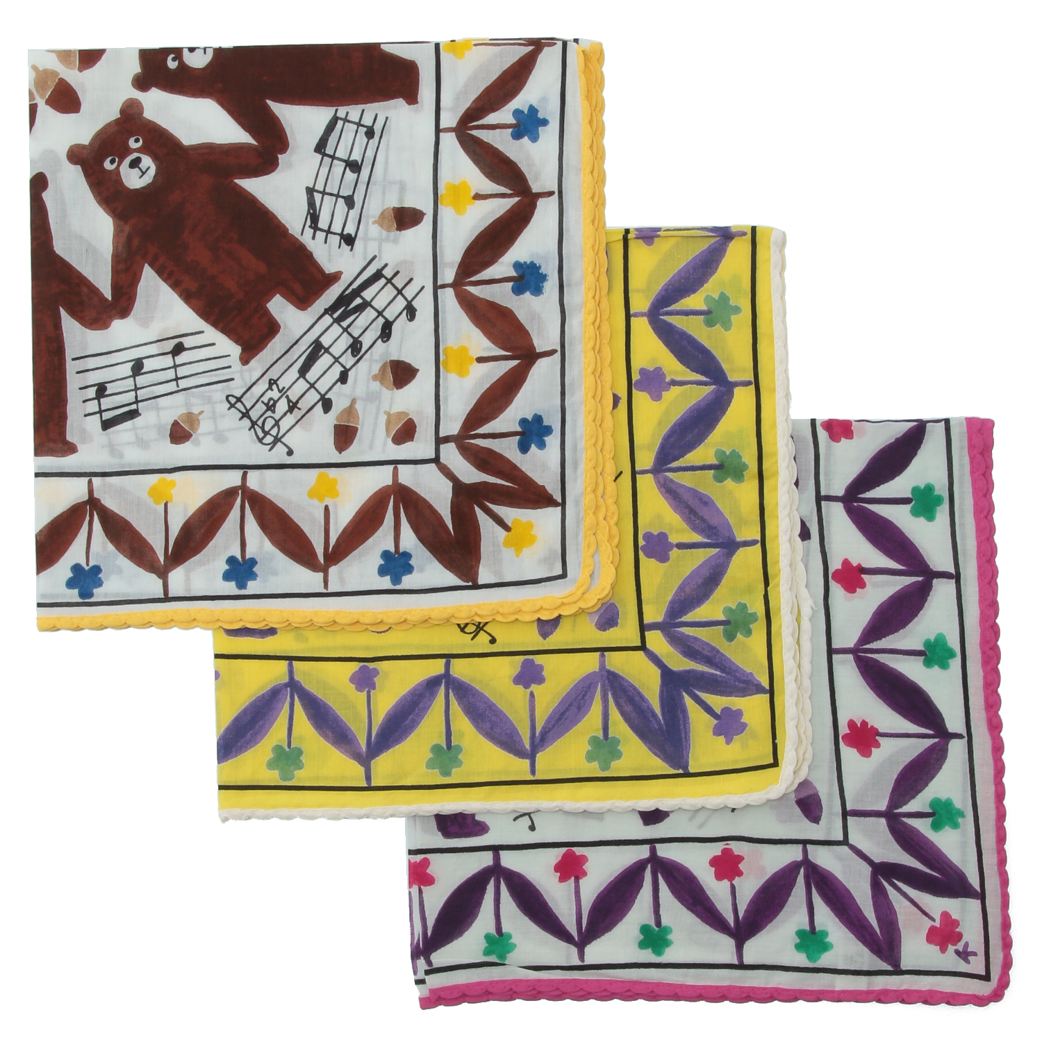 KILKI  インド綿ハンカチ マイムマイム