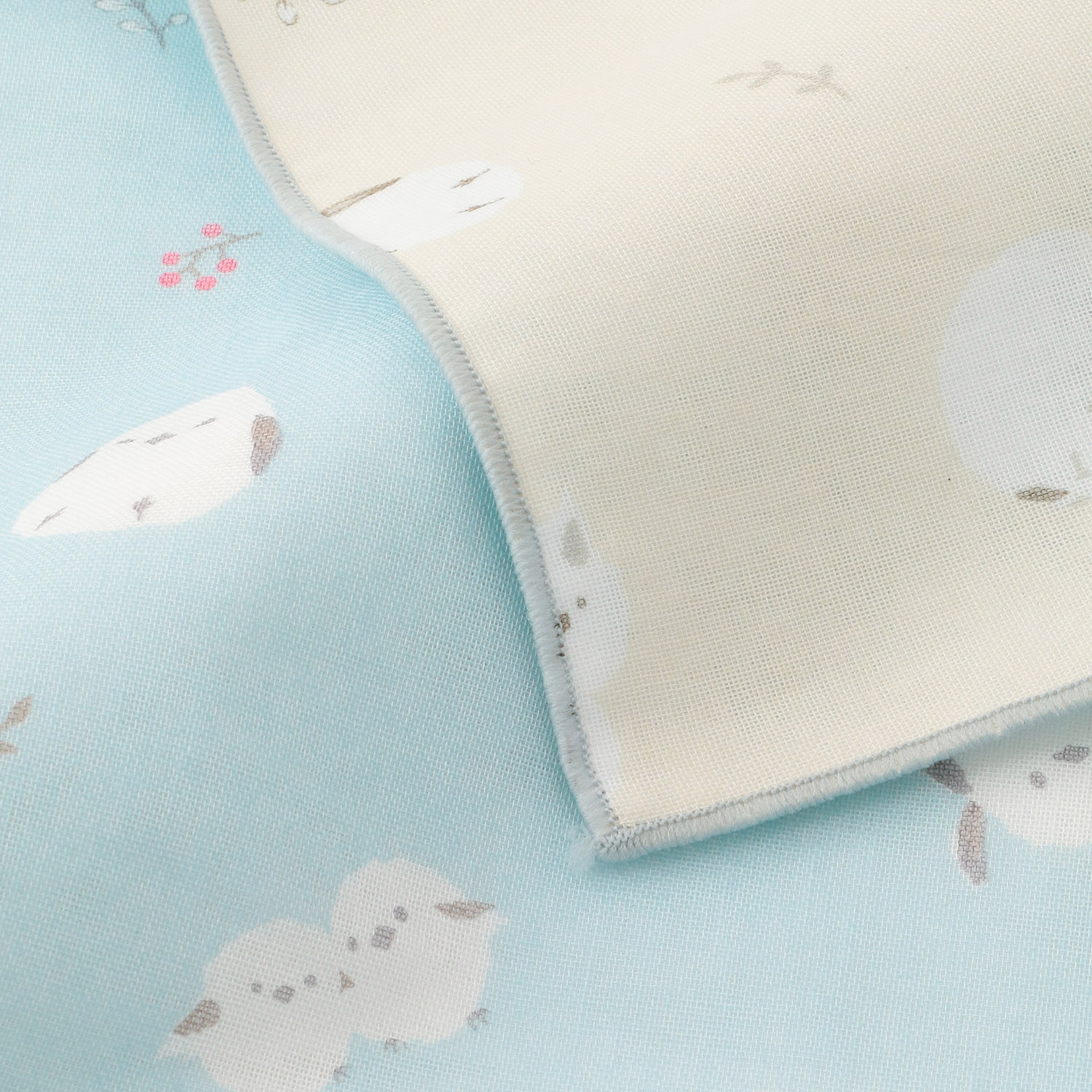 リバーシブルガーゼハンカチ シマエナガ - 画像5