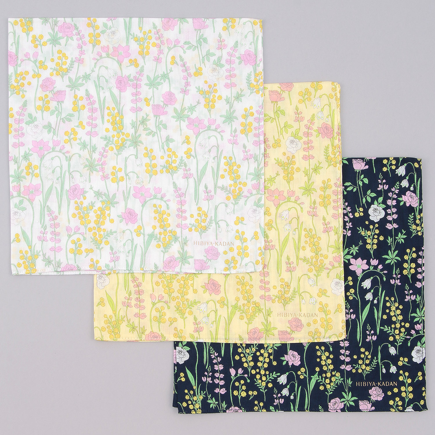 日比谷花壇プリントハンカチ