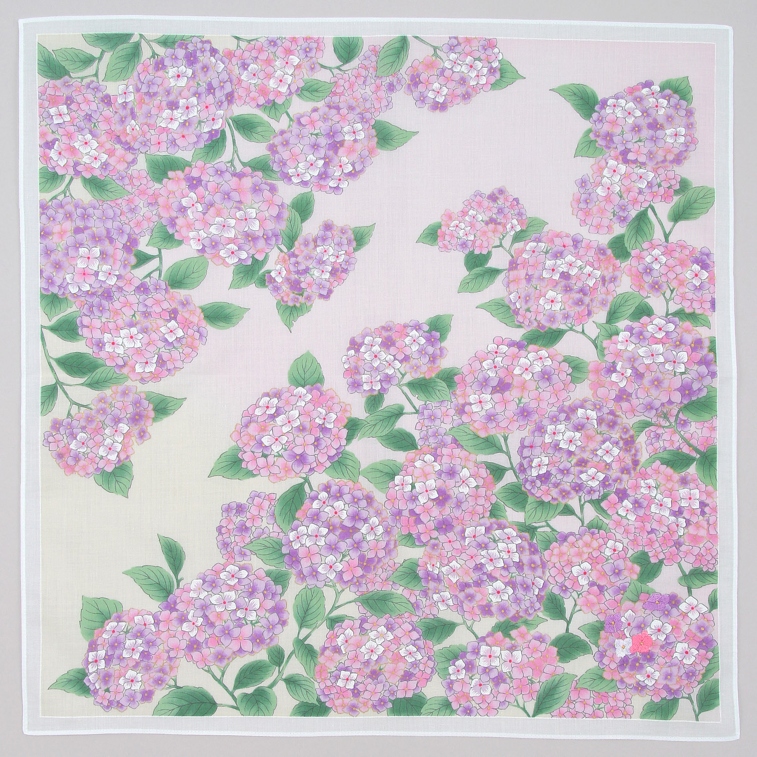 友禅刺繍 紫陽花 - 画像2