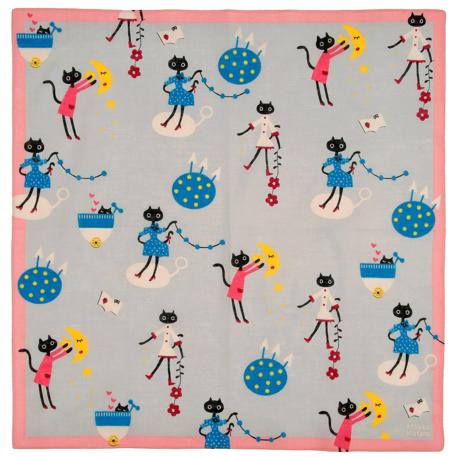 アツコマタノプリントハンカチ - 画像2