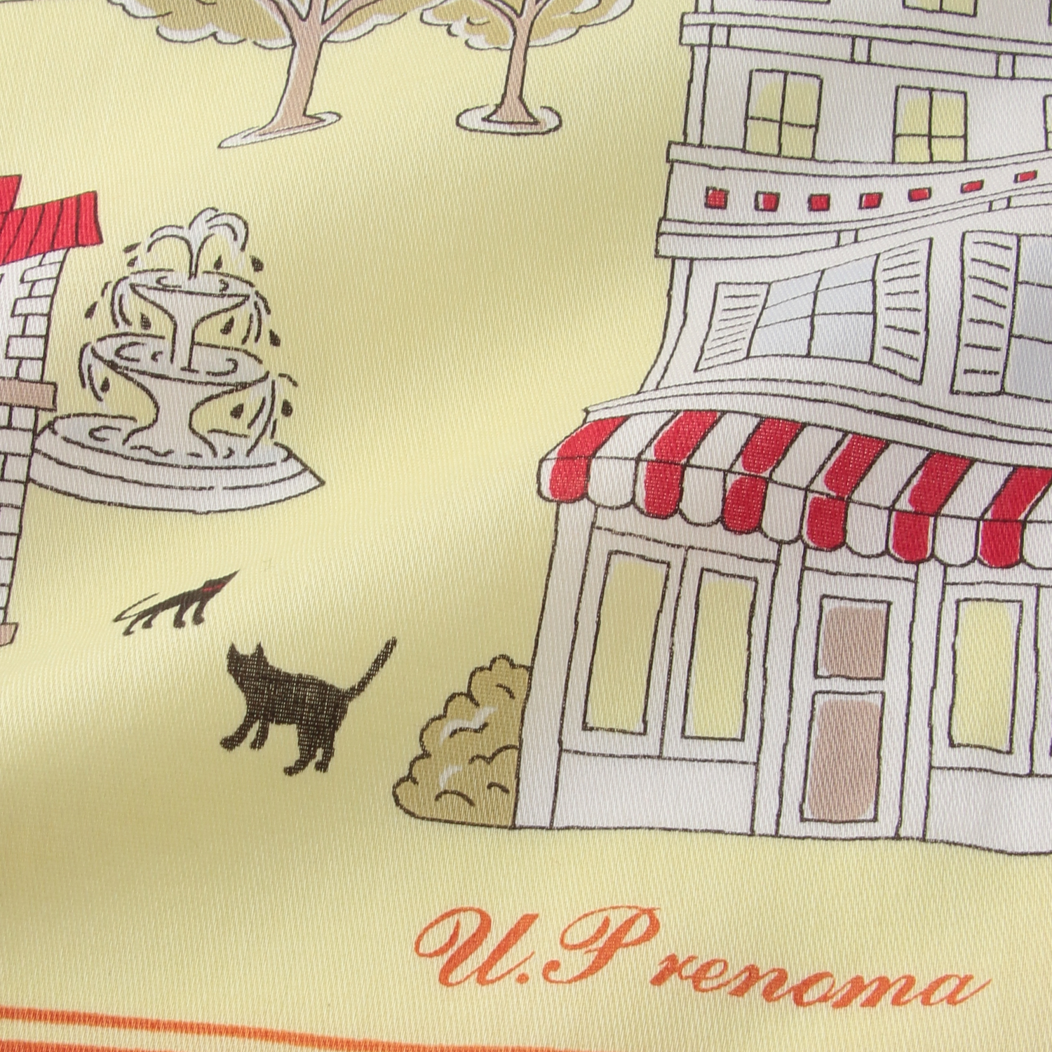 【在庫限り】U．Prenoma プリントハンカチ - 画像5