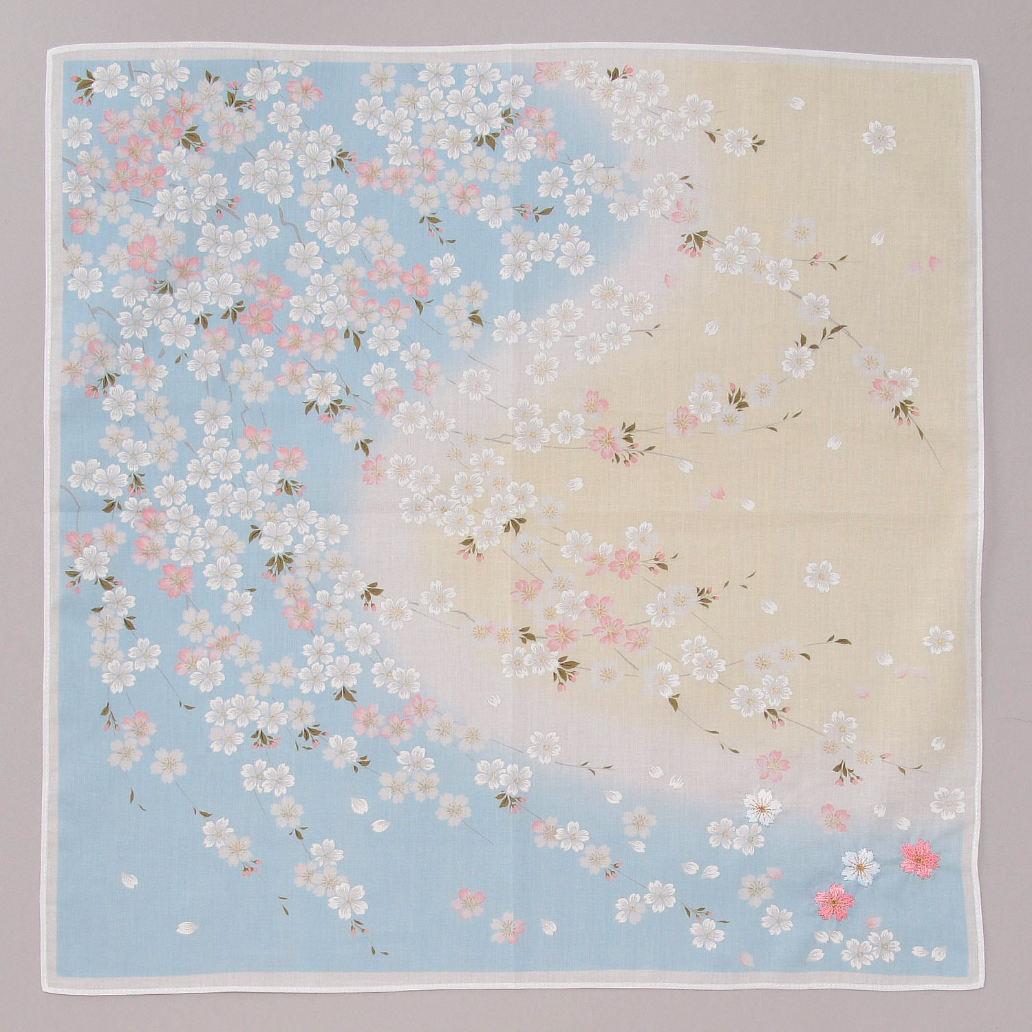 友禅刺繍 桜舞い - 画像6