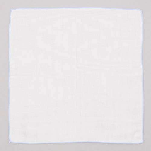 日本製ガーゼハンカチ 縁メロー 30枚セット（10枚1束×3） - 画像6