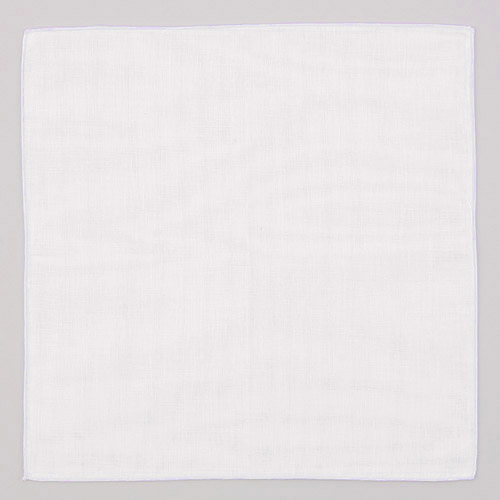 日本製ガーゼハンカチ 縁メロー 30枚セット（10枚1束×3） - 画像7